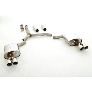 Friedrich Motorsport 76mm Duplex-Sportendschalldämpfer Edelstahl / 971031SLD-X3-X
