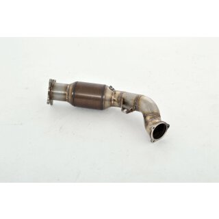 Friedrich Motorsport 76mm Downpipe mit 200 Zellen HJS Sport-Kat. Edelstahl / 981031BE-X3-DPKAHJS