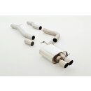 Friedrich Motorsport 76mm Anlage Edelstahl / 981037A-X3-X