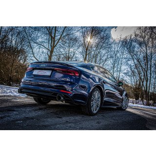 Friedrich Motorsport 76mm Duplex-Sportendschalldämpfer Audi A5 B9 (F5/B8) Sportback / 971079OTD-X3-X