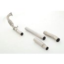 Friedrich Motorsport 76mm Downpipe Edelstahl / 981032-X3-DP