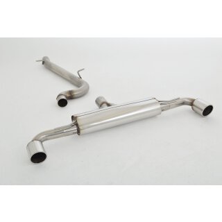 Friedrich Motorsport 76mm Duplex-Anlage Audi TT 8J Quattro / 991035-X3-X