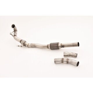 Friedrich Motorsport 76mm Downpipe mit Sport-Kat. Edelstahl / 981004AS-X3-DPKAHJS