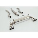 Friedrich Motorsport 76mm Duplex-Anlage Edelstahl /...