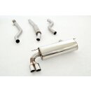 Friedrich Motorsport 76mm Anlage Edelstahl / 981367L-X3-X