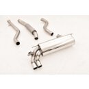 Friedrich Motorsport 76mm Anlage Edelstahl / 981368L-X3-X