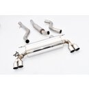 Friedrich Motorsport 76mm Duplex-Anlage Edelstahl /...