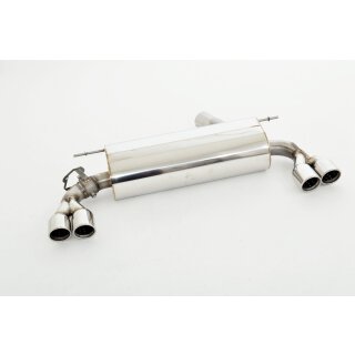 Friedrich Motorsport 76mm Duplex-Sportendschalldämpfer Edelstahl / 971368LD-X3-X