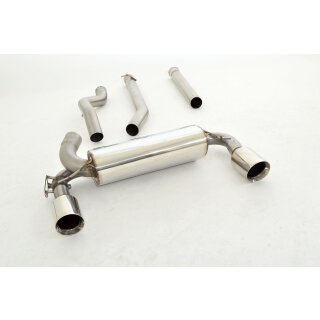 Friedrich Motorsport 76mm Duplex-Anlage mit originaler Klappensteuerung Ford Focus III DYB RS / 991202KRS-X3-X