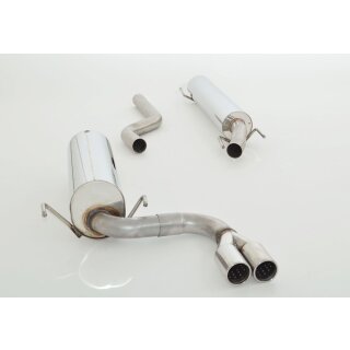 Friedrich Motorsport Gr.A Anlage mittig Opel Astra G / M981151-x