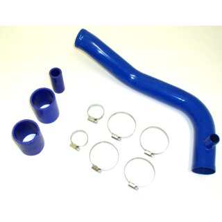 Friedrich Motorsport Ladedruckrohr mit Anschluss für Pop-Off blau beschichtet / FMS80010001POB