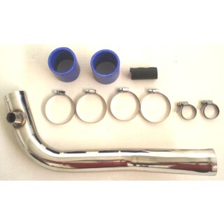 Friedrich Motorsport Ladedruckrohr mit Anschluss für Pop-Off Edelstahl poliert / FMS80010001POP