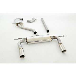 Friedrich Motorsport Gr.A Duplexanlage Edelstahl / 991449A-X