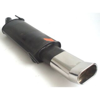 Friedrich Motorsport Sportendschalldämpfer aluminierter Stahl / 921400A-x