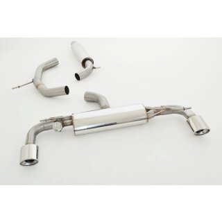 Friedrich Motorsport 76mm Duplex-Anlage mit Klappensteuerung VW Scirocco III R / 991441ARKL-X3-X