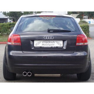 FMS Gruppe A Rennsportanlage für AUDI A3 8P1 2.0 TFSI - 147 KW / 941025T-x