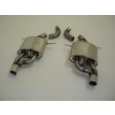 FMS 70mm Duplex Sportendschalldämpfer für BMW 3 Coupe E92 335 i - 210 KW / 861337D-x