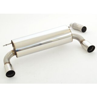 FMS 76mm Duplex Sportendschalldämpfer für BMW 3 Touring F31 316 d - 85 KW / 971367AMD-X3-x