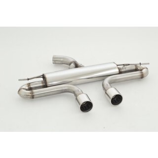 FMS 76mm Duplex Sportendschalldämpfer für VW GOLF V 1K1 2.0 GTI - 169 KW / 971445GRD-X3-x