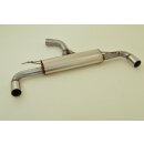 FMS 76mm Duplex Sportendschalldämpfer für VW GOLF VI 5K1 2.0 GTi - 173 KW / 971445GD-X3-x