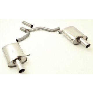 FMS Duplex Sportendschalldämpfer für AUDI A4 8E2,B6 1.6 - 75 KW / 971024D-x