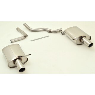 FMS Duplex Sportendschalldämpfer für AUDI A4 8EC,B7 1.8 T - 120 KW / 971026D-x