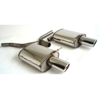 FMS Duplex Sportendschalldämpfer für AUDI A4 Avant 8ED,B7 1.6 - 75 KW / 971026AD-x