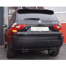 FMS Duplex Sportendschalldämpfer für BMW X3 E83...