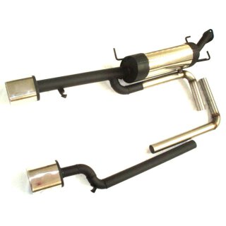 FMS Duplex Sportendschalldämpfer für CHEVROLET AVEO Stufenheck T250,T255 1.2 - 62 KW / 970904D-x