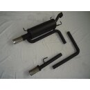 FMS Duplex Sportendschalldämpfer für CHEVROLET KALOS 1.4 16V - 69 KW / 920901D-x