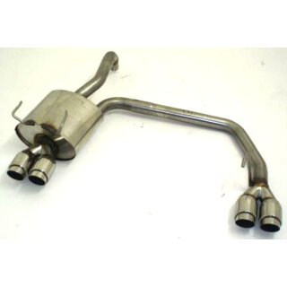 FMS Duplex Sportendschalldämpfer für FIAT 500 312 1.2 LPG - 51 KW / 974107D-x