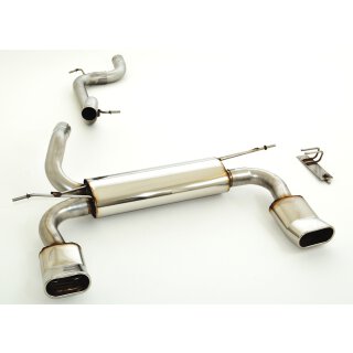 FMS Duplex Sportendschalldämpfer für FORD FOCUS II DA 1.6 TDCi - 80 KW / 971201BD-x