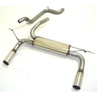 FMS Duplex Sportendschalldämpfer für FORD FOCUS II Kombi DA 1.8 - 92 KW / 971201KBD-x