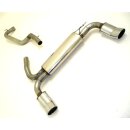 FMS Duplex Sportendschalldämpfer für FORD FOCUS...