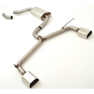 FMS Duplex Sportendschalldämpfer für HYUNDAI i30 FD 2.0 - 105 KW / 970401D-x