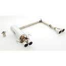 FMS Duplex Sportendschalldämpfer für OPEL ASTRA...