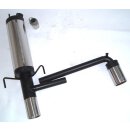 FMS Duplex Sportendschalldämpfer für OPEL ASTRA...