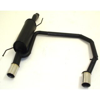 FMS Duplex Sportendschalldämpfer für OPEL CORSA D 1.2 - 63 KW / 921137D-x