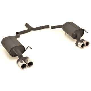 FMS Duplex Sportendschalldämpfer für OPEL VECTRA C 1.9 CDTI - 74 KW / 921138D-x