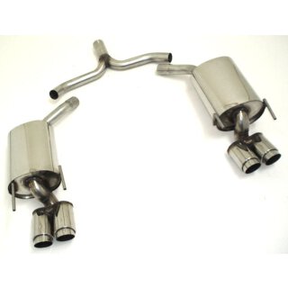 FMS Duplex Sportendschalldämpfer für OPEL VECTRA C 1.8 - 103 KW / 971138D-x