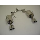 FMS Duplex Sportendschalldämpfer für OPEL VECTRA C Caravan 2.0 DTI - 74 KW / 971176D-x