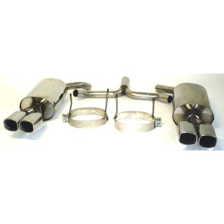 FMS Duplex Sportendschalldämpfer für OPEL VECTRA C GTS 1.6 - 77 KW / 971139D-x