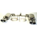 FMS Duplex Sportendschalldämpfer für OPEL...