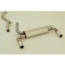 FMS Duplex Sportendschalldämpfer für VOLVO C30 1.6 D - 80 KW / 972040D-x