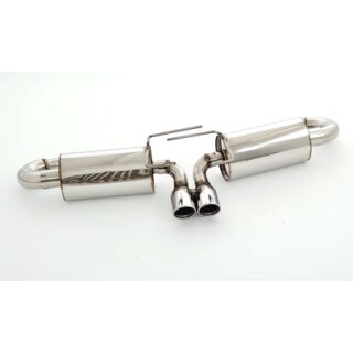 FMS Sportendschalldämpfer mittig für PORSCHE BOXSTER 986 2.5 - 150 KW / 970130-x