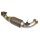 FMS 63mm Downpipe mit 200 Zellen Sport Kat für MINI Cabriolet R57 Cooper S - 135 KW / 981332-DPKA