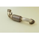 FMS 63mm Downpipe mit 200 Zellen Sport Kat für MINI...