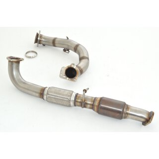 FMS 76mm Downpipe mit 200 Zellen Sport Katalysator für OPEL INSIGNIA 2.8 V6 Turbo OPC 4x4 - 239 KW / 981125-X3-DPKA