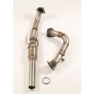 FMS 76mm Downpipe mit Sport Katalysator für OPEL VECTRA C GTS 2.8 V6 Turbo - 184 KW / 981138A-HRTKA