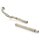 FMS 76mm Downpipe für VW SCIROCCO 137,138 2.0 TSI - 155 KW / 981425G-X3-DP